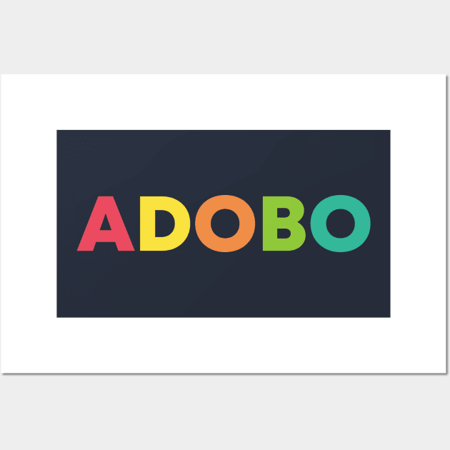 adobo texts Wall Art by teemarket